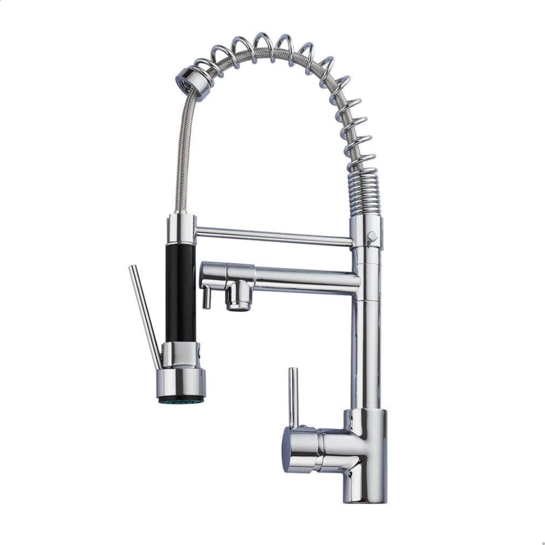 Torneira Cozinha Gourmet Monocomando 50 Cm Spray 02 Saídas