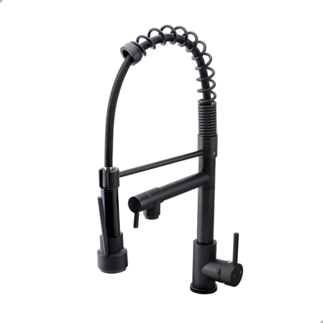 Torneira Monocomando 50 Cm Black Matte