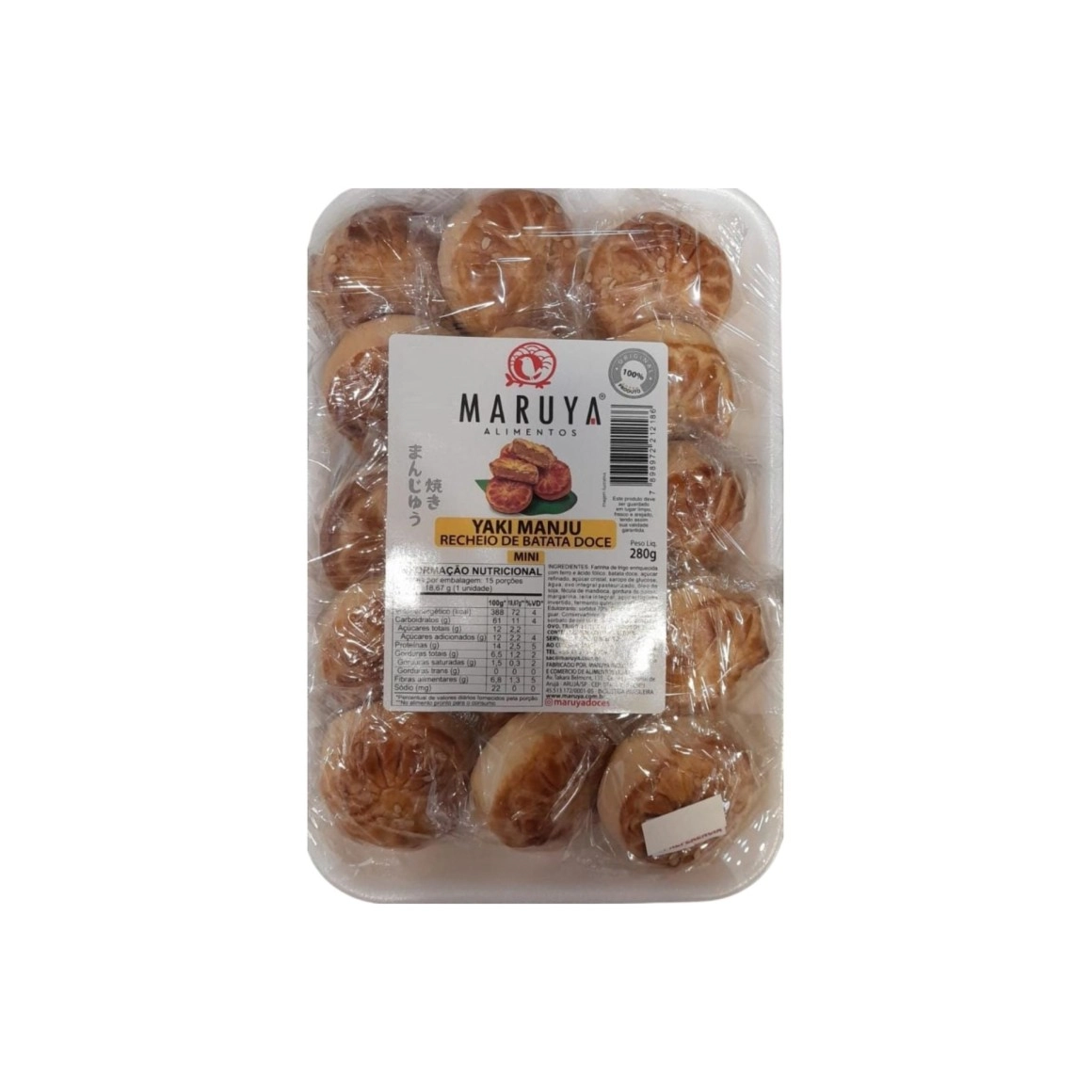 Yaki Manju Batata Doce Maruya 280g Mini