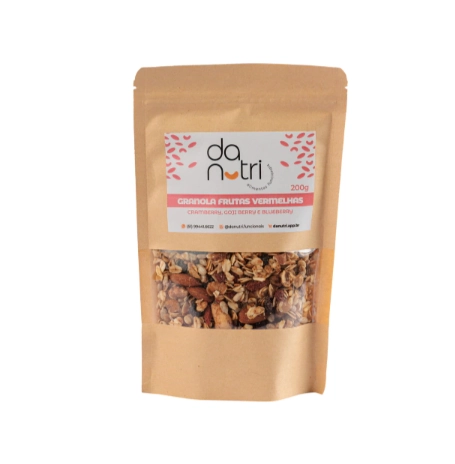 Granola Da Nutri 200g Frutas Vermelhas
