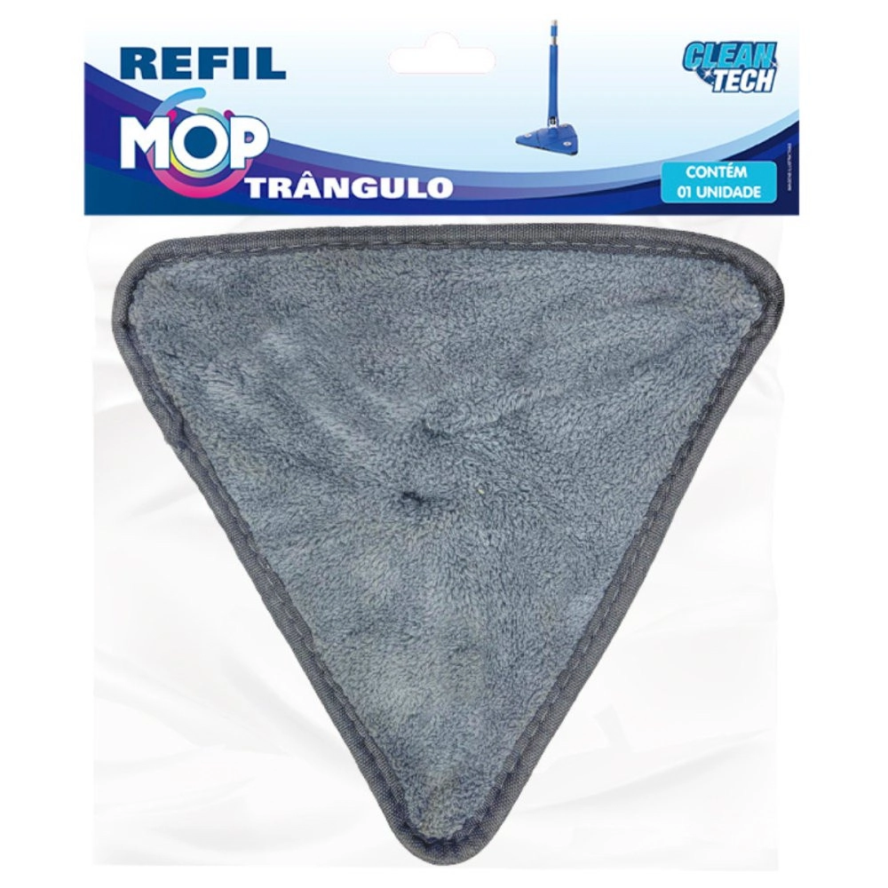 Refil Para Mop Triângulo Limpeza Precisa E Sem Esforço