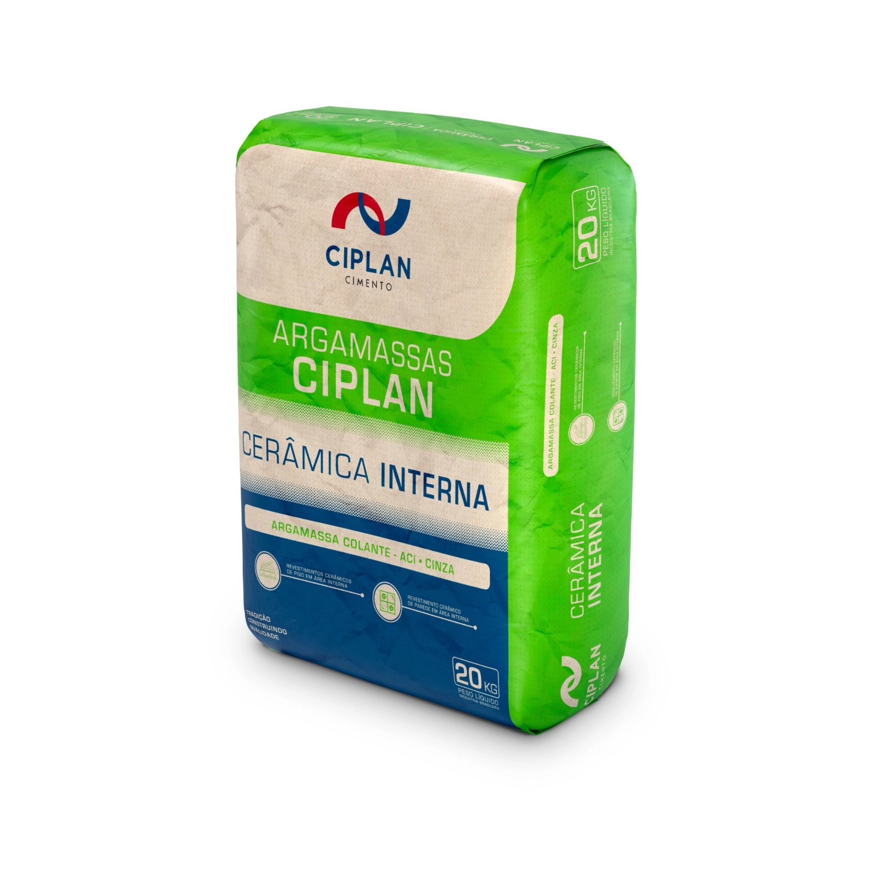 Argamassa ACI Interno 20kg Cinza Ciplan