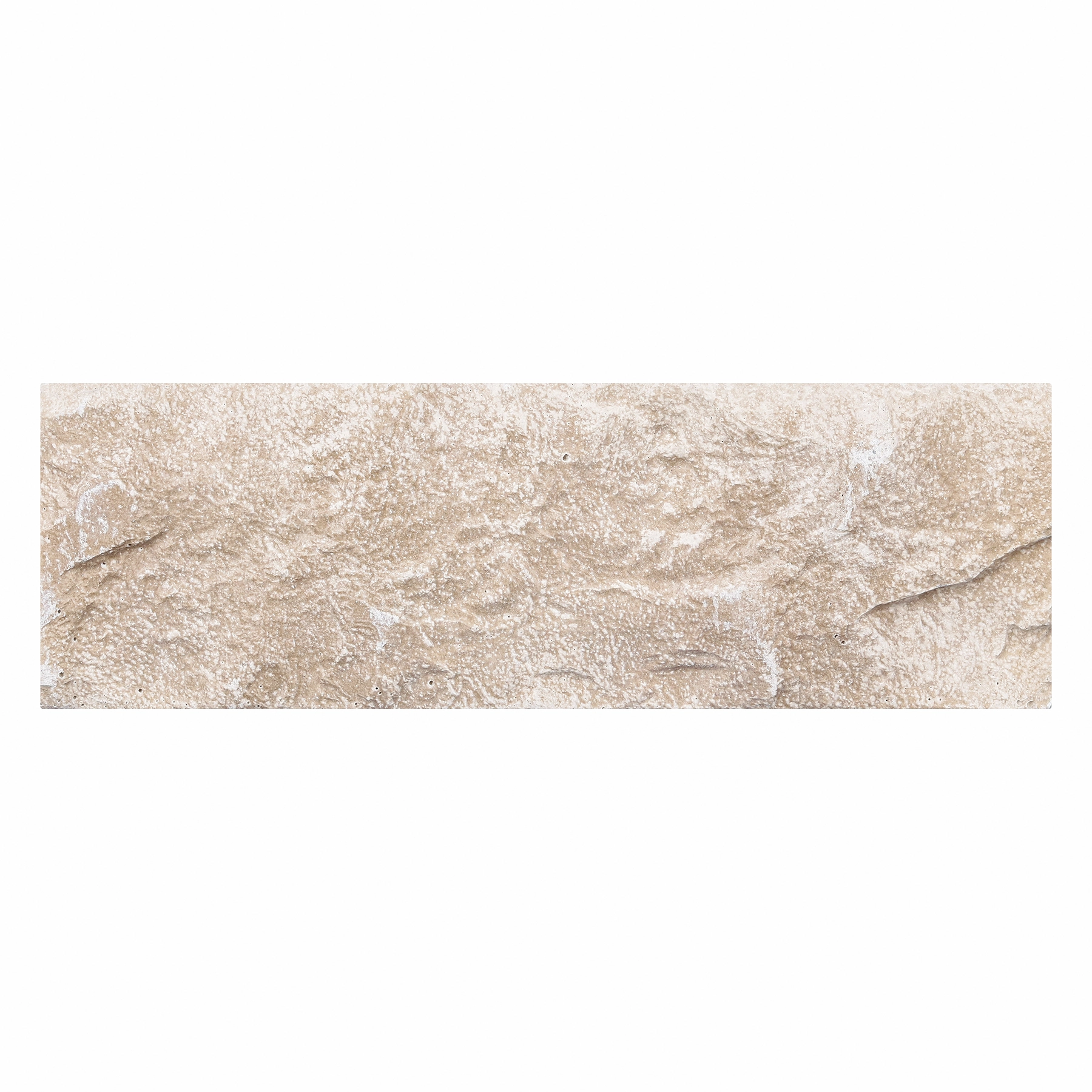 Revestimento para Fachada Rockface Ocre 10x29cm Artesano