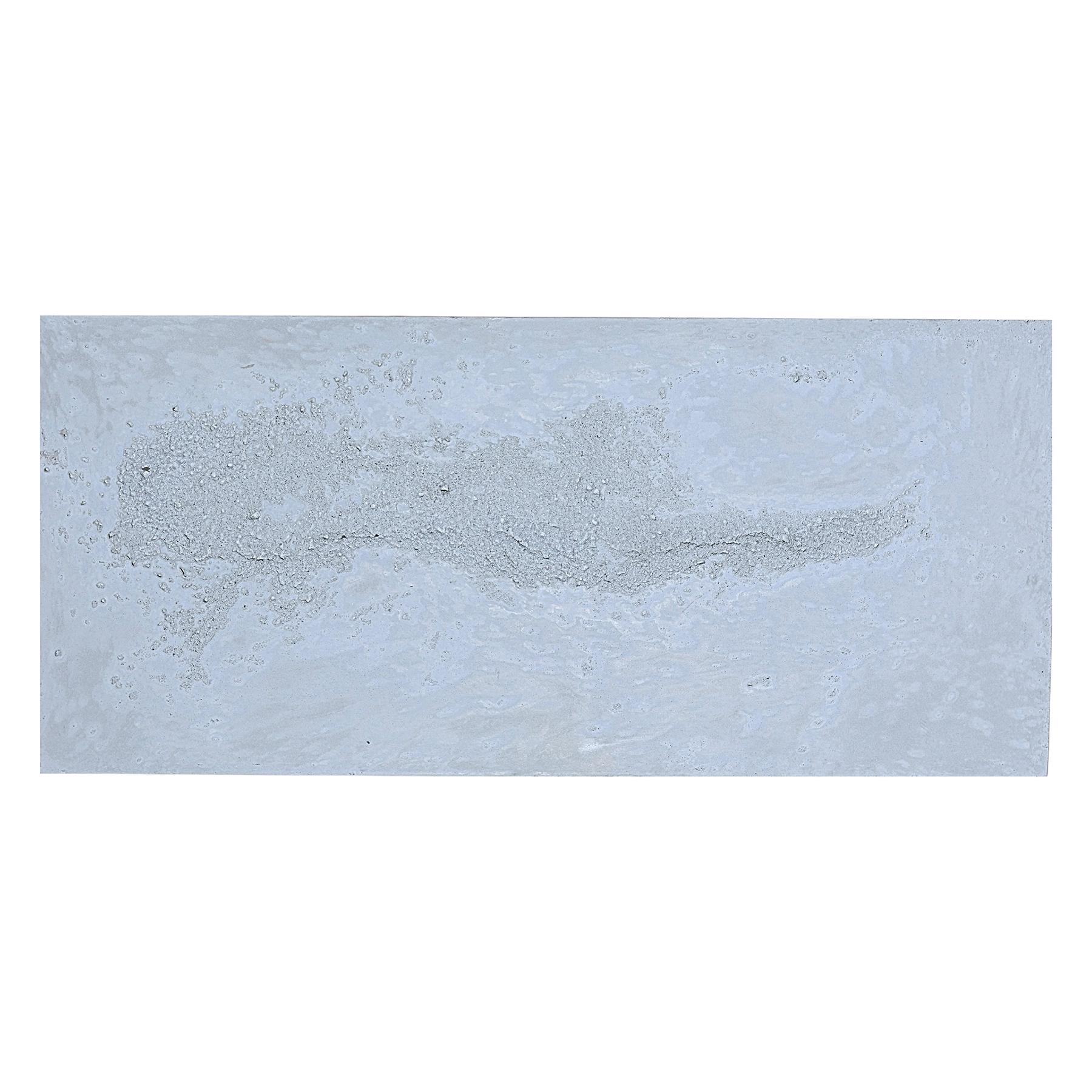 Revestimento Externo Texturizado Fosco 100x45cm Borda Reta Industrial Etrúria Liso Branco Artesano