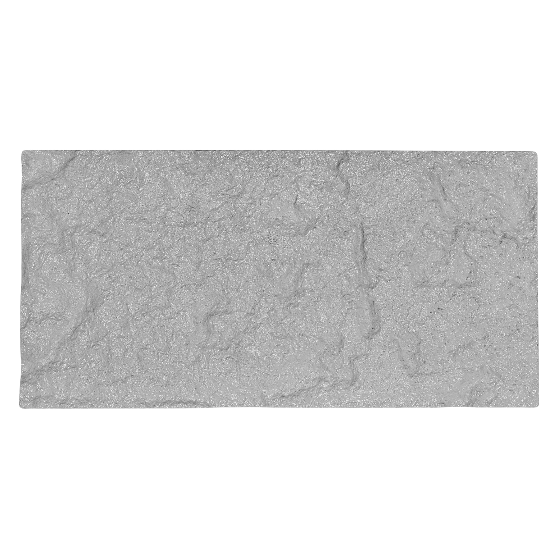 Revestimento Externo Texturizado Fosco 89x45cm Borda Reta Masseria Cinza Artesano