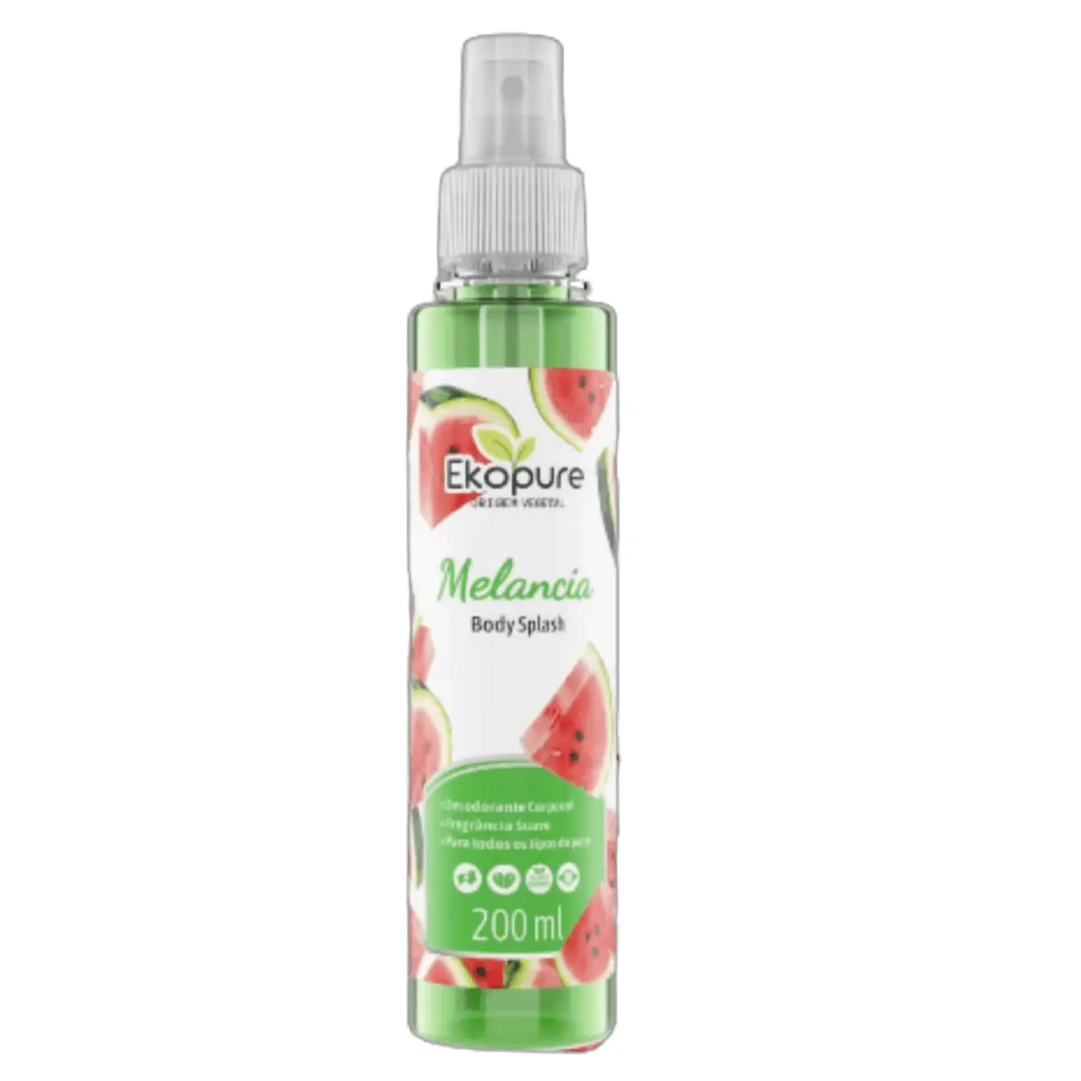 Colônia Body Splash Ekopure 200ml Melancia