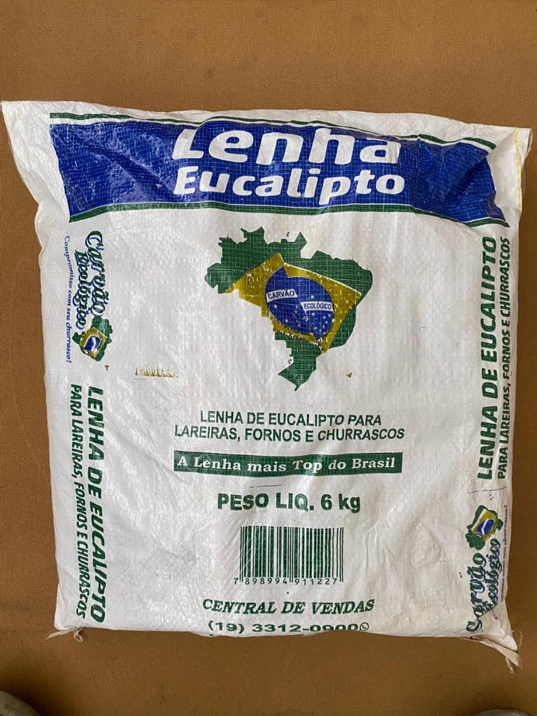 Lenha Churrasco E Lareira Ecologico 6kg
