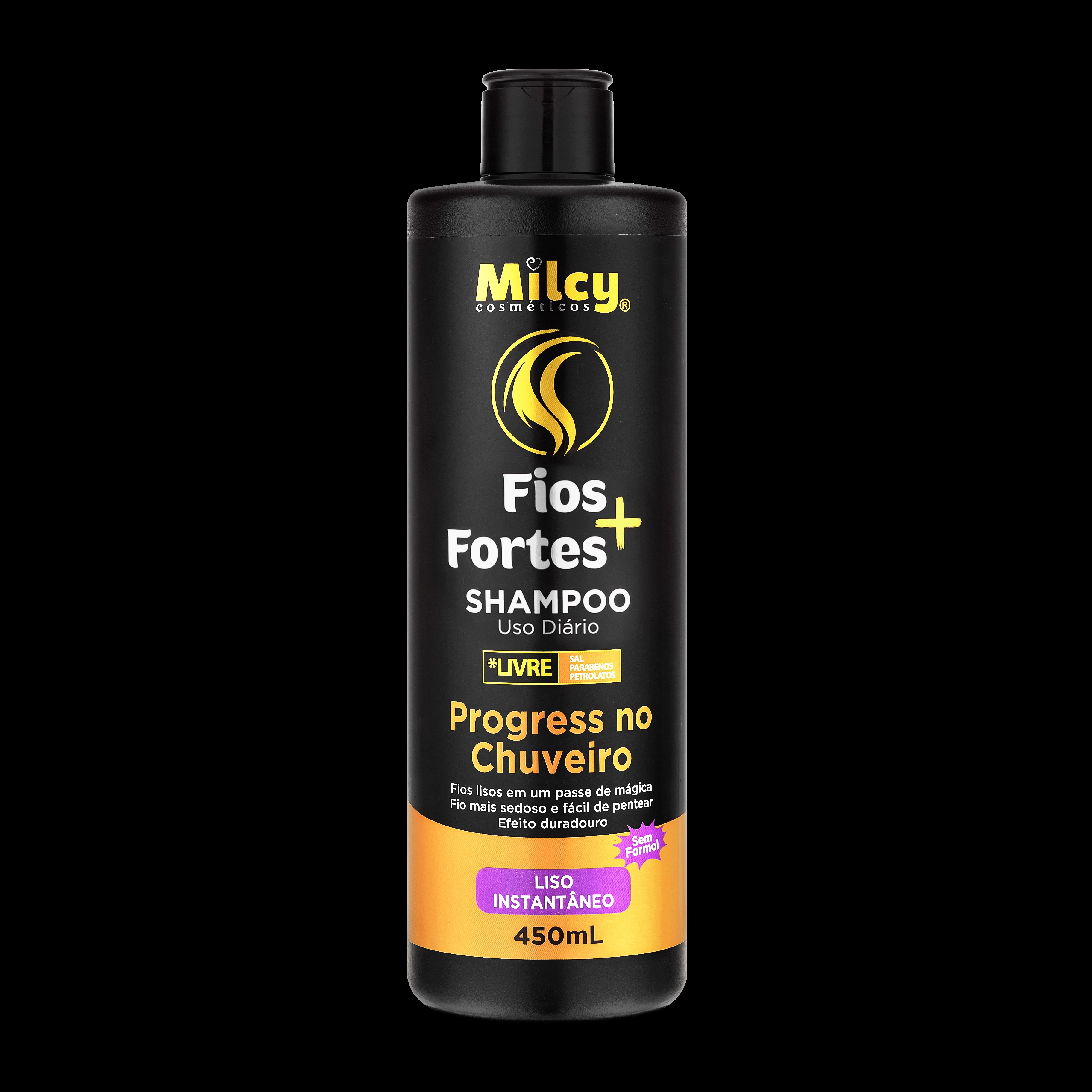 Sh Milcy Fios Fortes 450ml Progress No Chuveiro