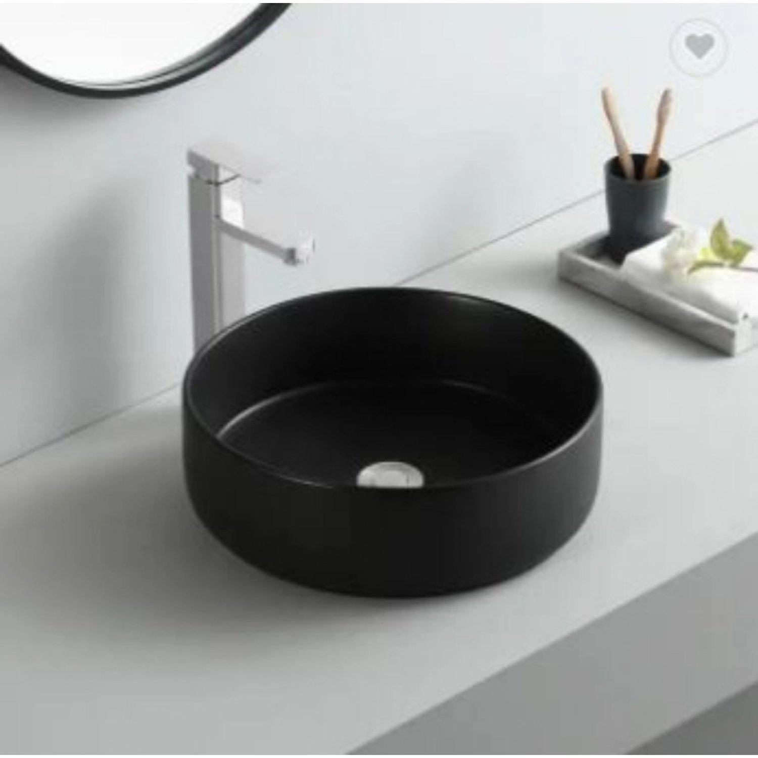 Cuba De Apoio 11x36x36cm Adm8118b Adamas Preto