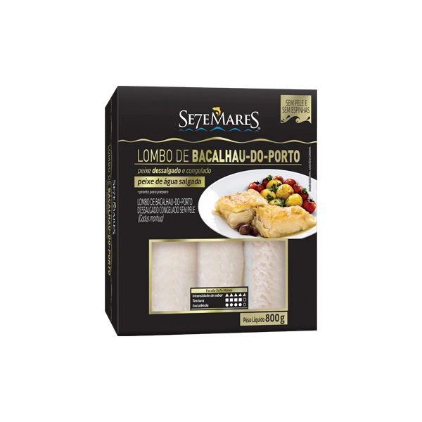 Lombo De Bacalhau Morhua Dessalgado 800g