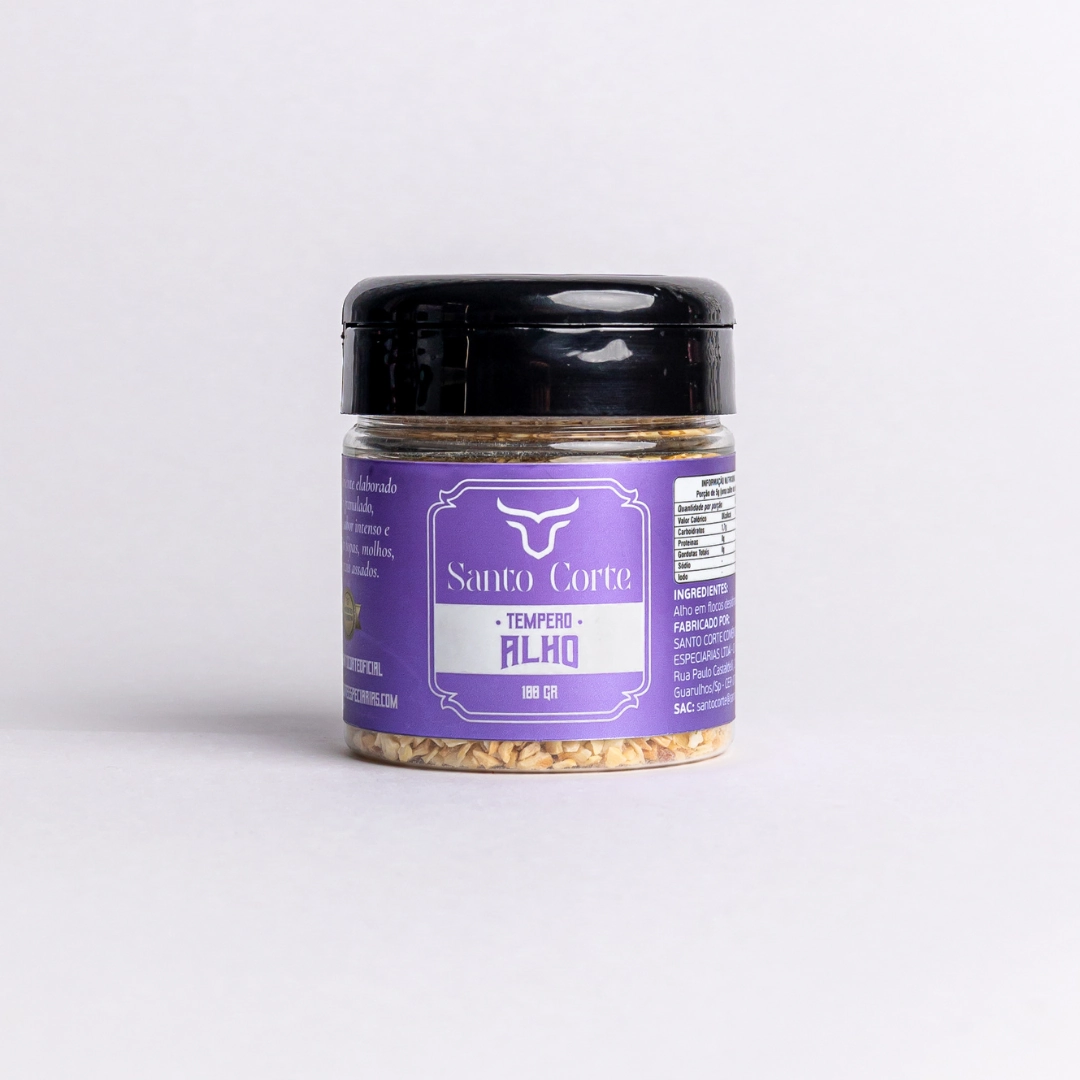 Tempero Alho Granulado 100g Santo Corte