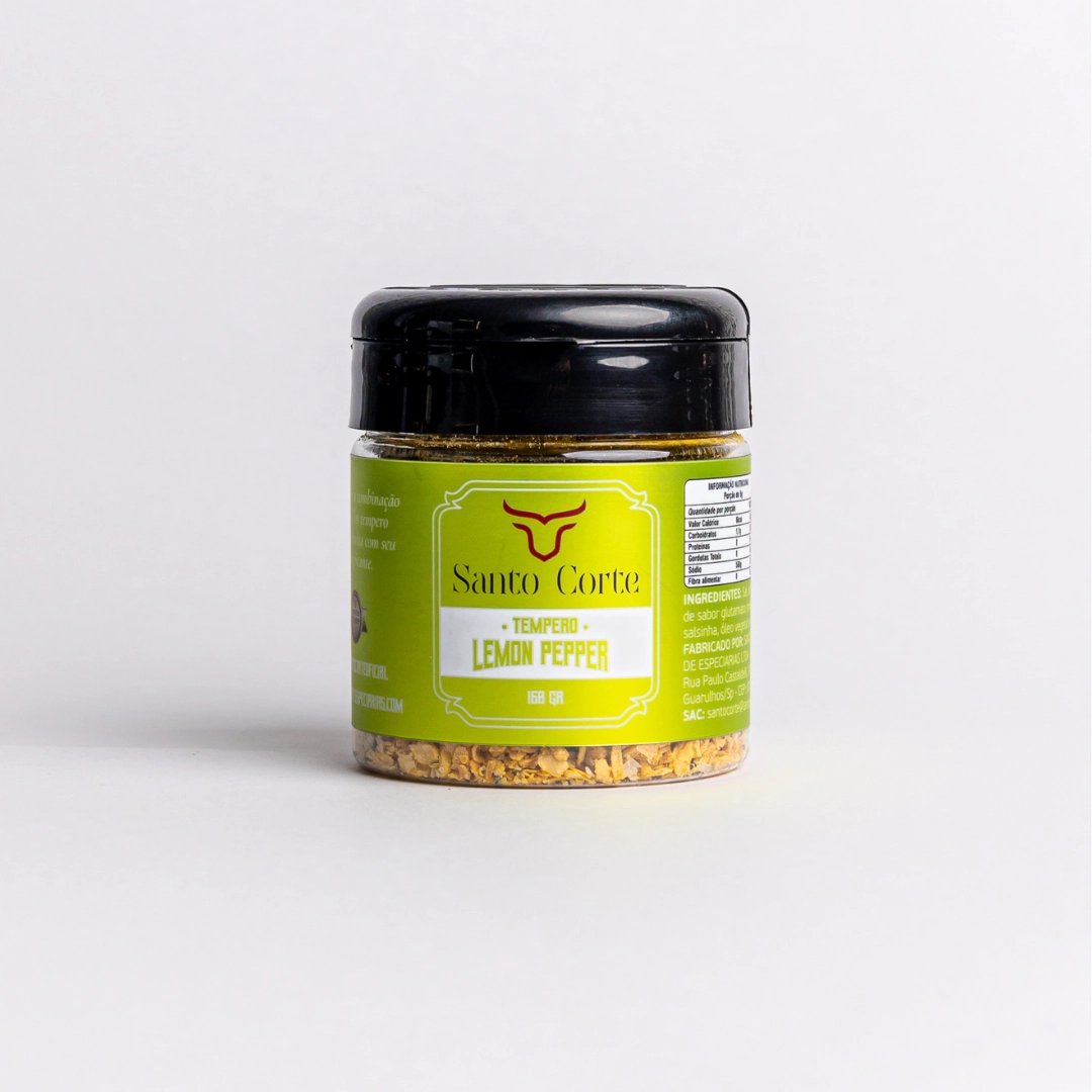 Tempero Lemon Pepper 160g Santo Corte