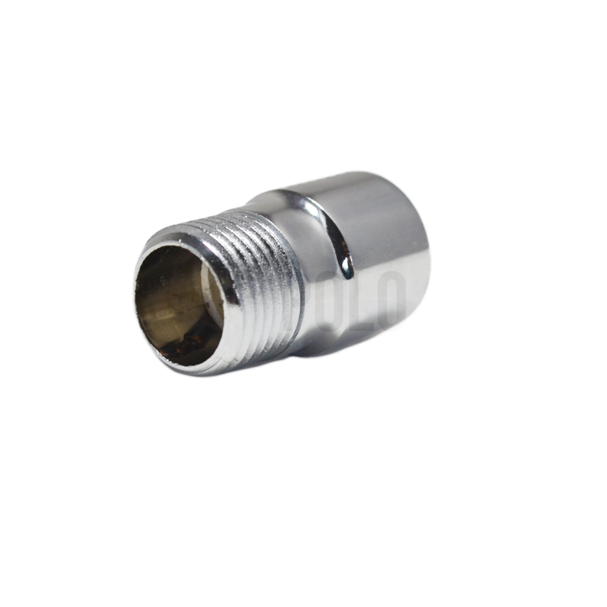 Extensor 1/2 Cromado Prolongador Curto Torneira Chuveiro