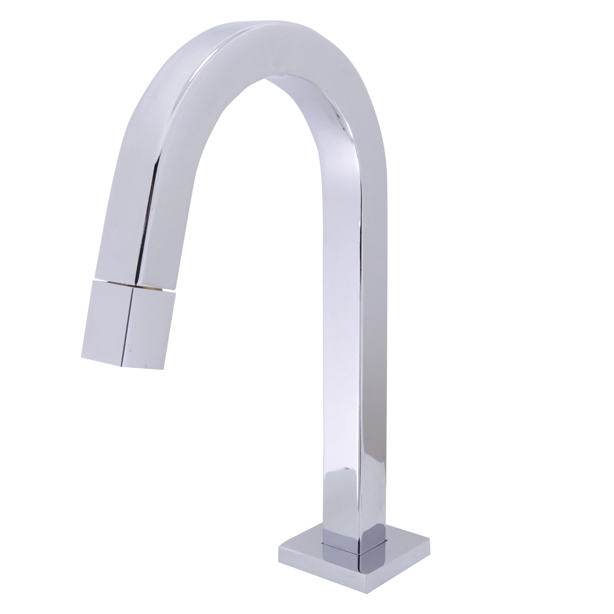 Torneira Lavatório Slim Tube Quadrada Baixa Cromada 1/4v