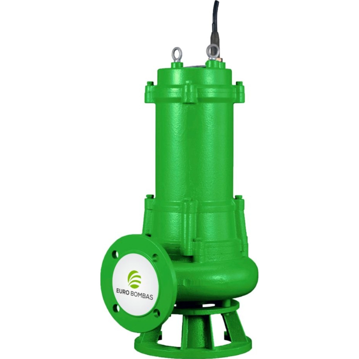 Bomba Submersivel Para Esgoto Eurobombas Wq 15 20 2 2b 3cv Ip68 Trifasica 220v 60hz