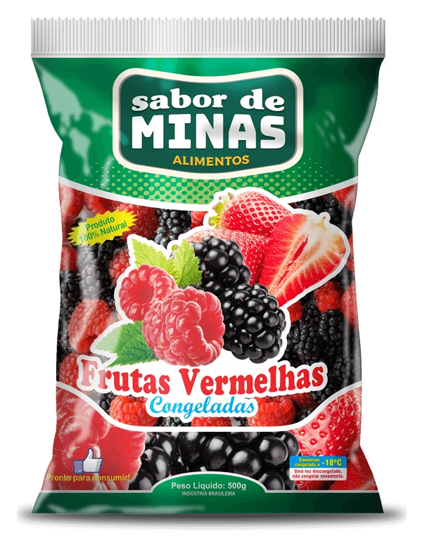 Frutas Verm Sabor Minas Cong 500g