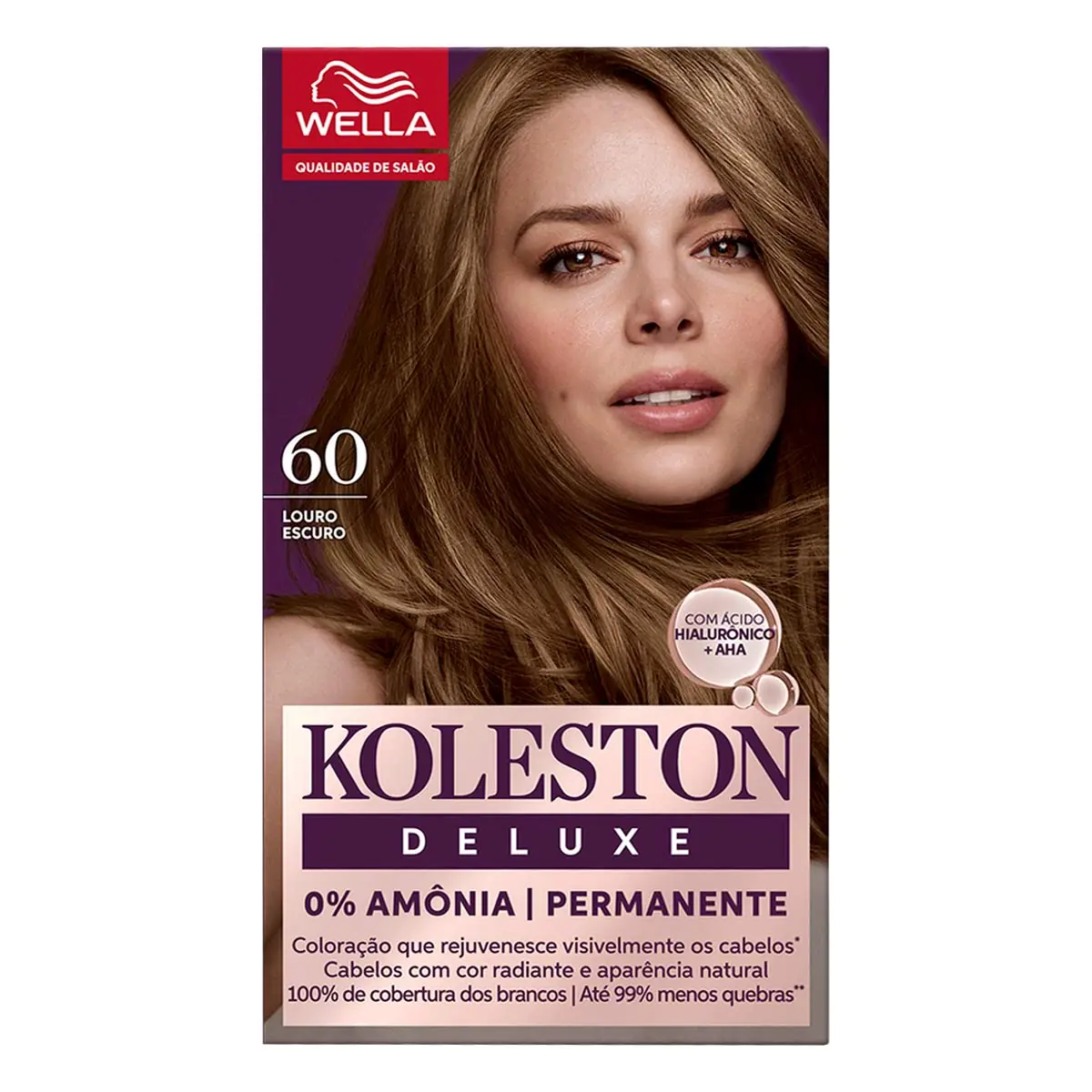 Tinta De Cabelo Permanente Koleston Deluxe Louro Escuro 6 0