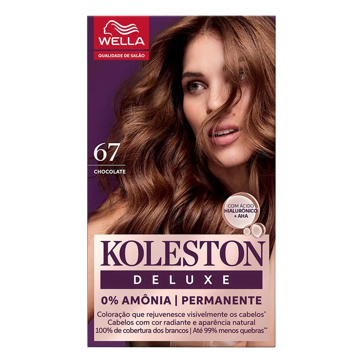 Tinta De Cabelo Permanente Koleston Deluxe Chocolate 6 7