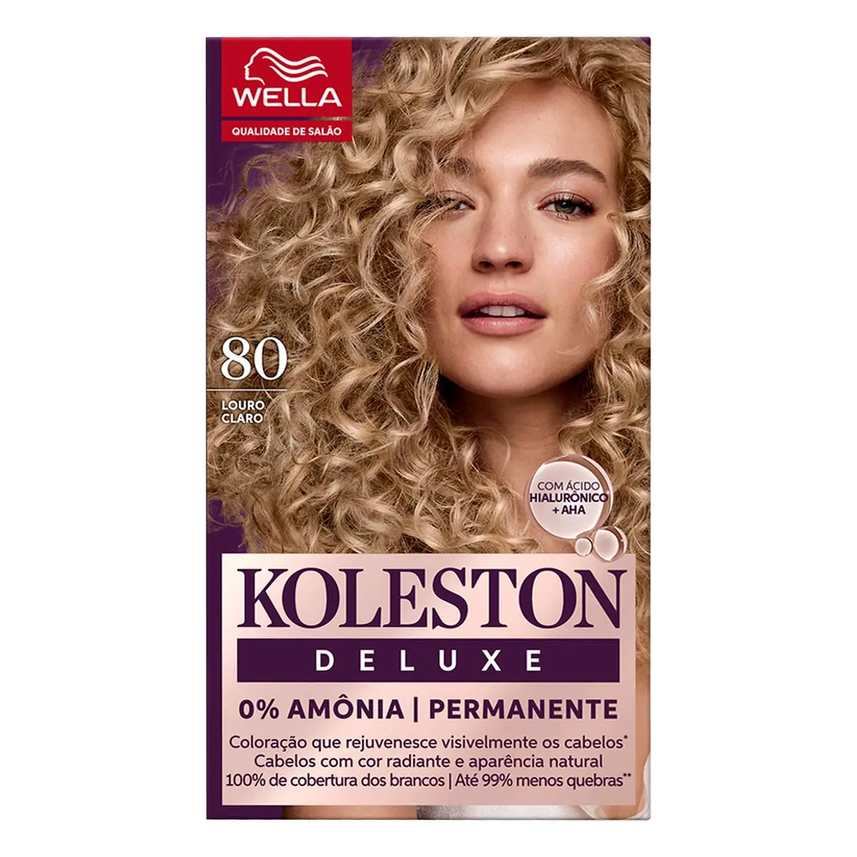 Tinta De Cabelo Permanente Koleston Deluxe Louro Claro 8 0