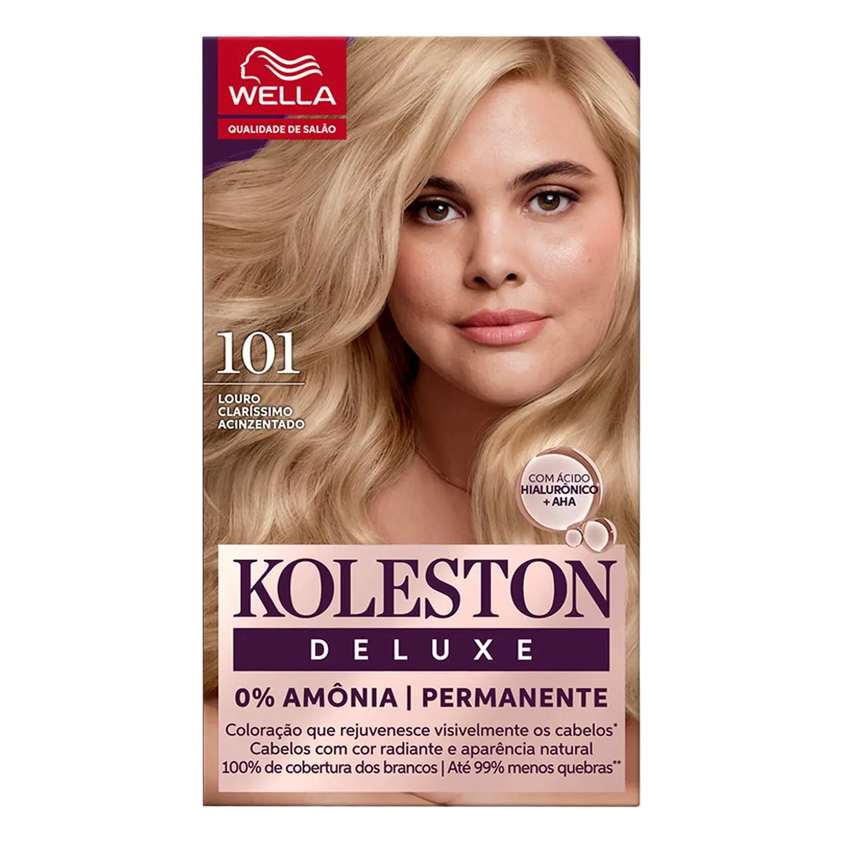 Tinta De Cabelo Permanente Koleston Deluxe Louro Claríssimo Acinzentado 10 1