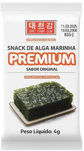 Snack Alga Tokyo Foods 4g Original