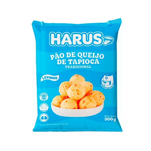 Pão De Queijo De Tapioca Congelado Tradicional Harus Pacote 300g