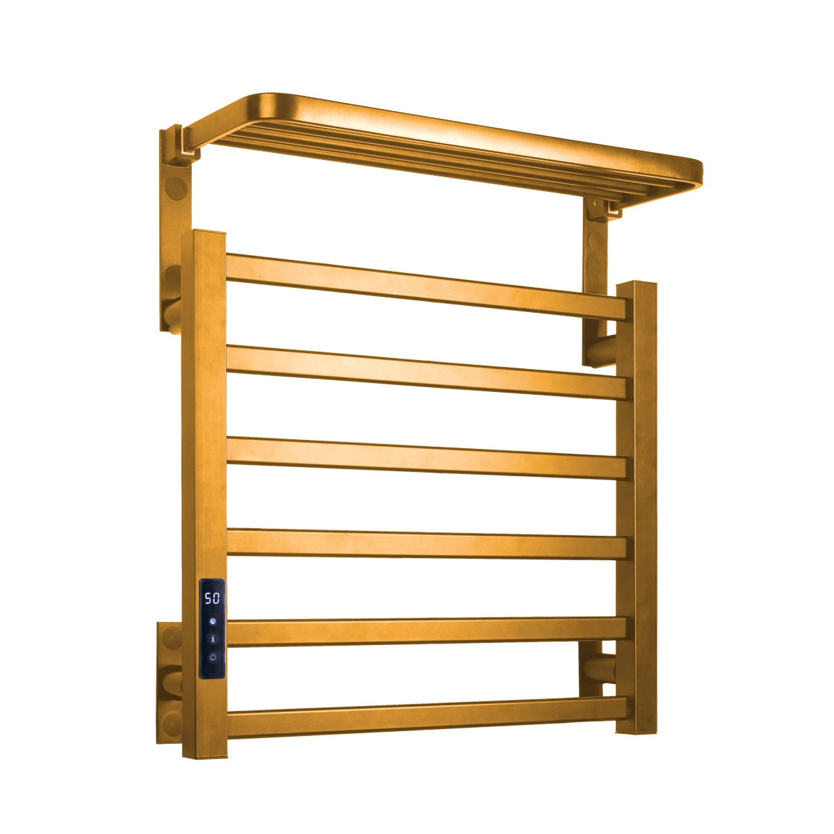 Toalheiro Elétrico Térmico Aquecido 45x 50 Dourado 220v