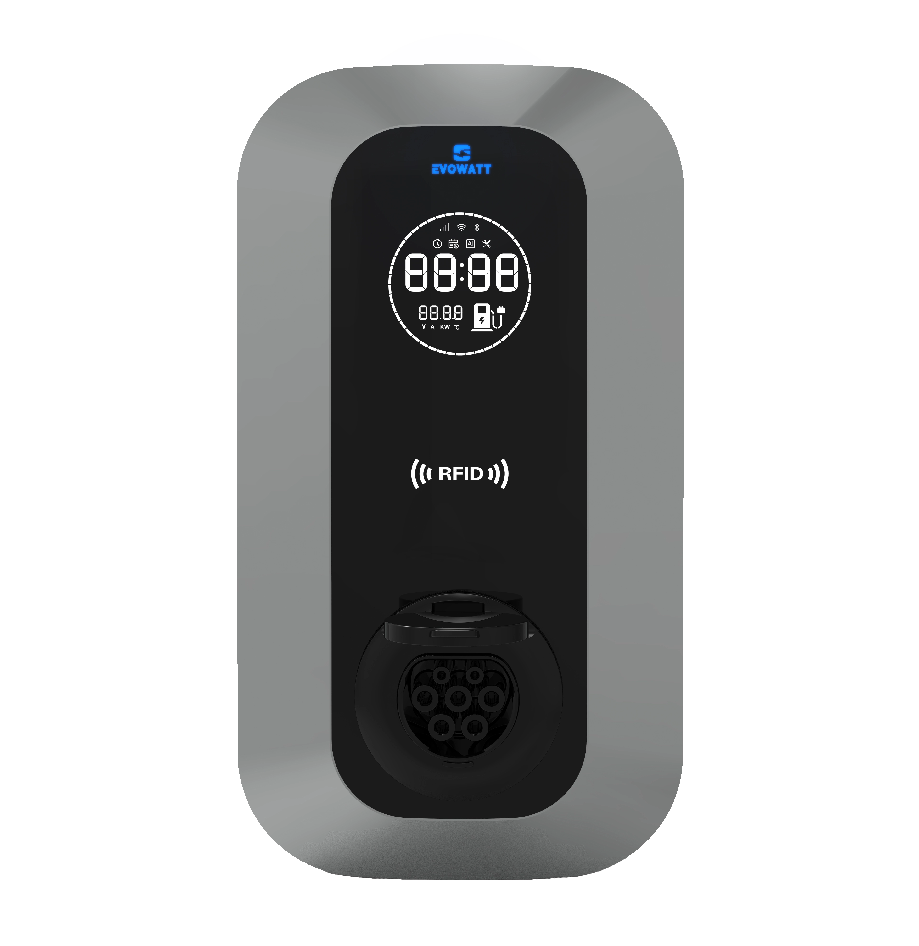 Carregador Carro Elétrico Evowatt Boreal Master 22kw 380v T2 App Wallbox