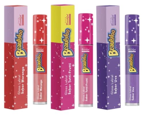 Gloss Labial Beautyloo Morango Fb463 Face Beautful