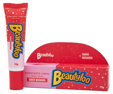 Hidratante Labial Beautyloo Morango Fb468 D Face Beautful