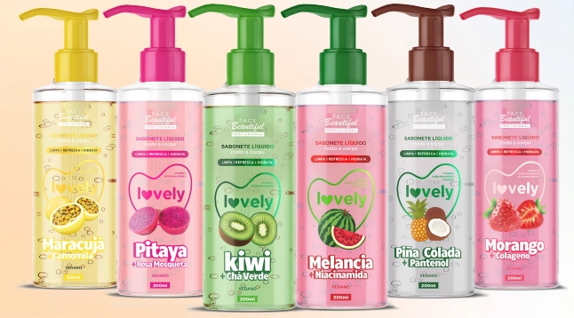 Sabonete Liquido Corpo Maracuja Camomila Lovely 200ml Fb483 U Face Beautifu