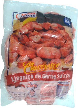 Linguica Caldas Suina P/churrasco 1kg Pct