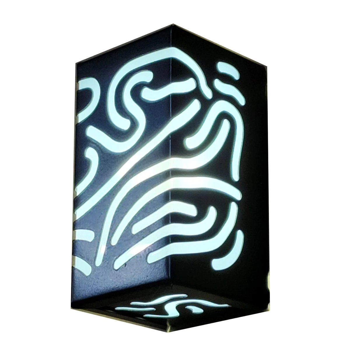 Arandela Externa- Modelo Nuvem - Cor Preto