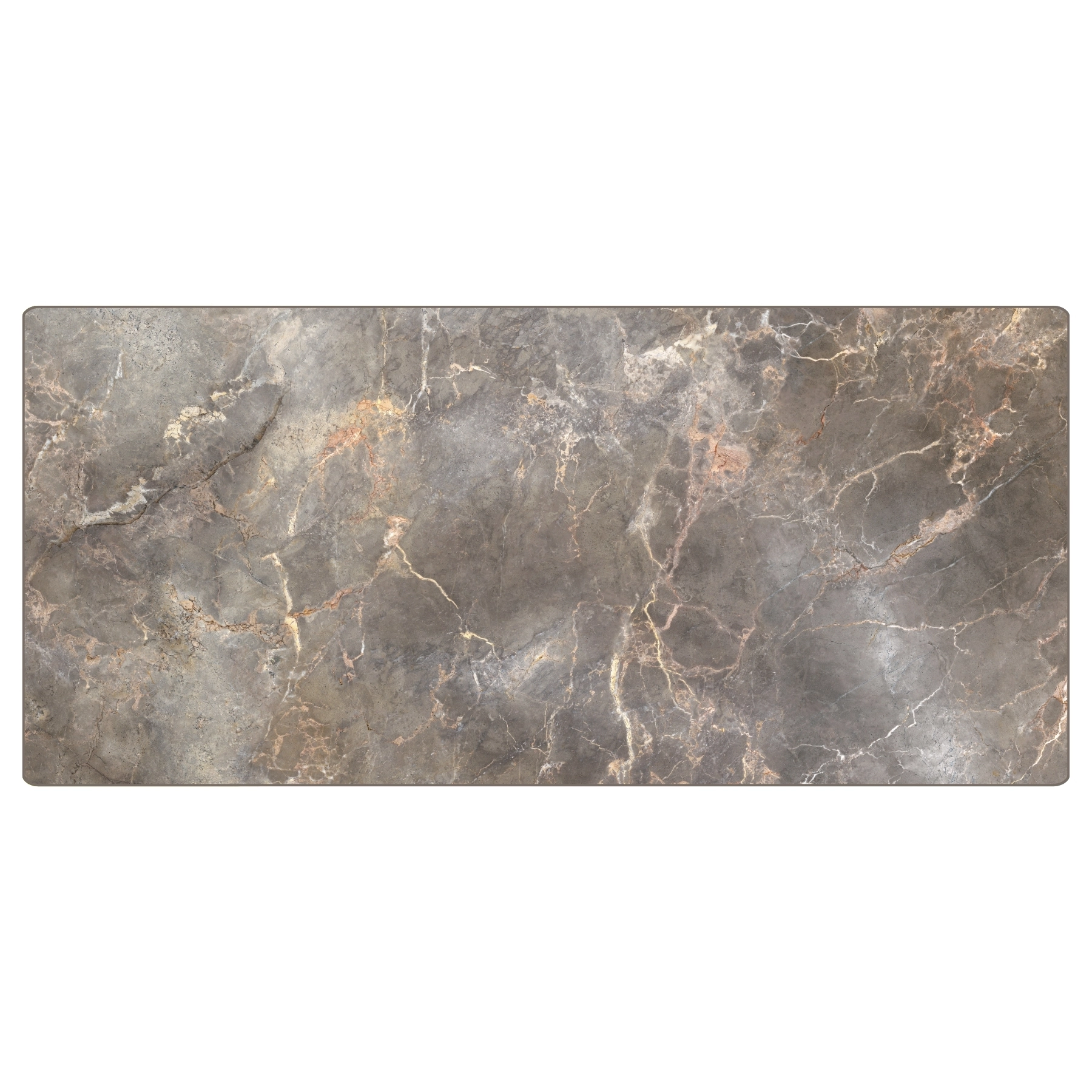 Revestimento Flexível em Placa Marmorizada de PS para Parede 120x240cm Cinza Ouro