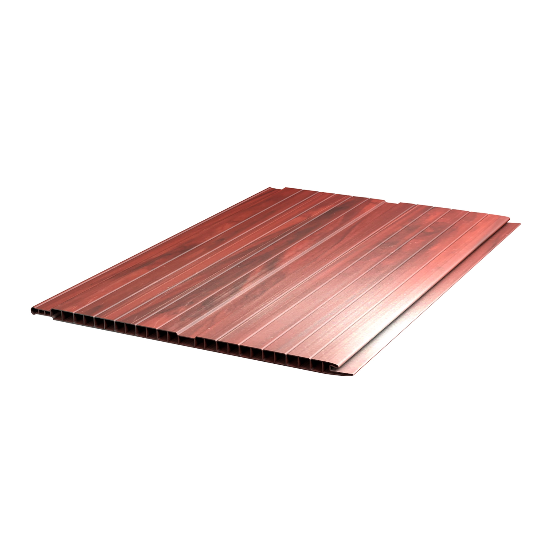 Forro PVC Imbuia 6x0,2cm 7mm Geminado Geminado WPVC