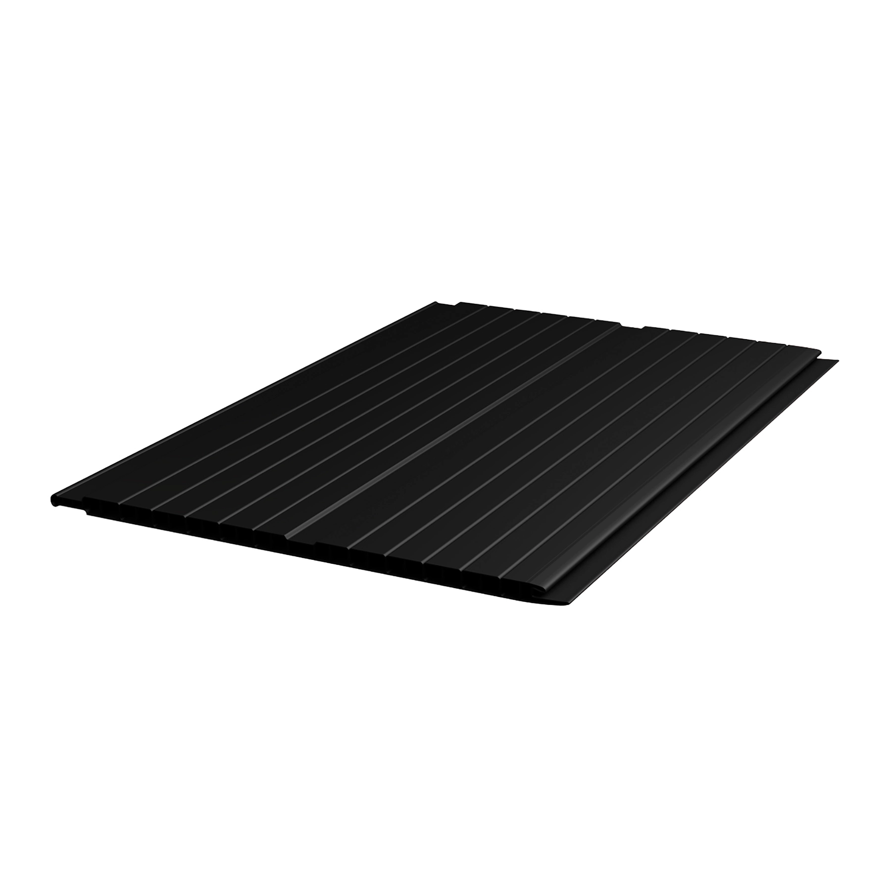 Forro PVC Preto 4x0,2cm 7mm Geminado Geminado WPVC