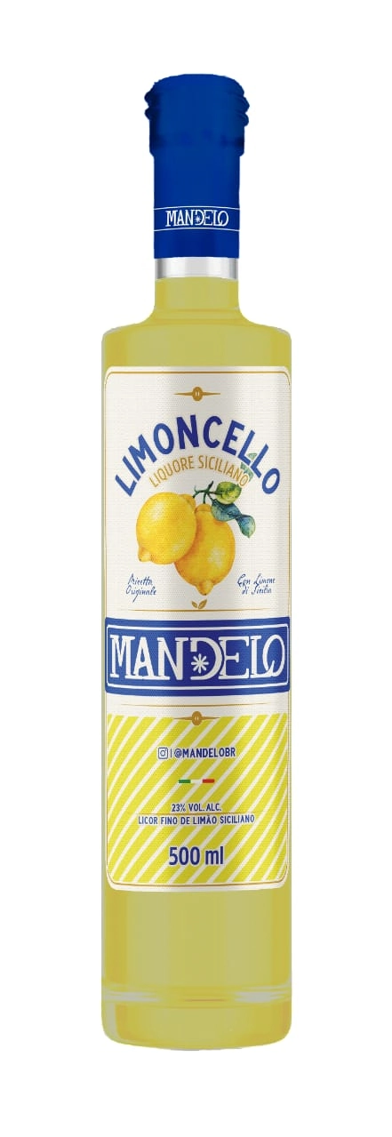 Licor Dulce De Leche 500ml Mandelo Limao Siciliano
