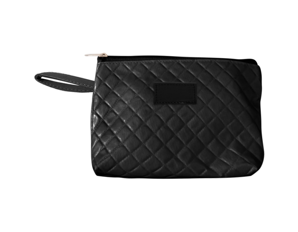 Necessaire Isra Brilho Preta 1un
