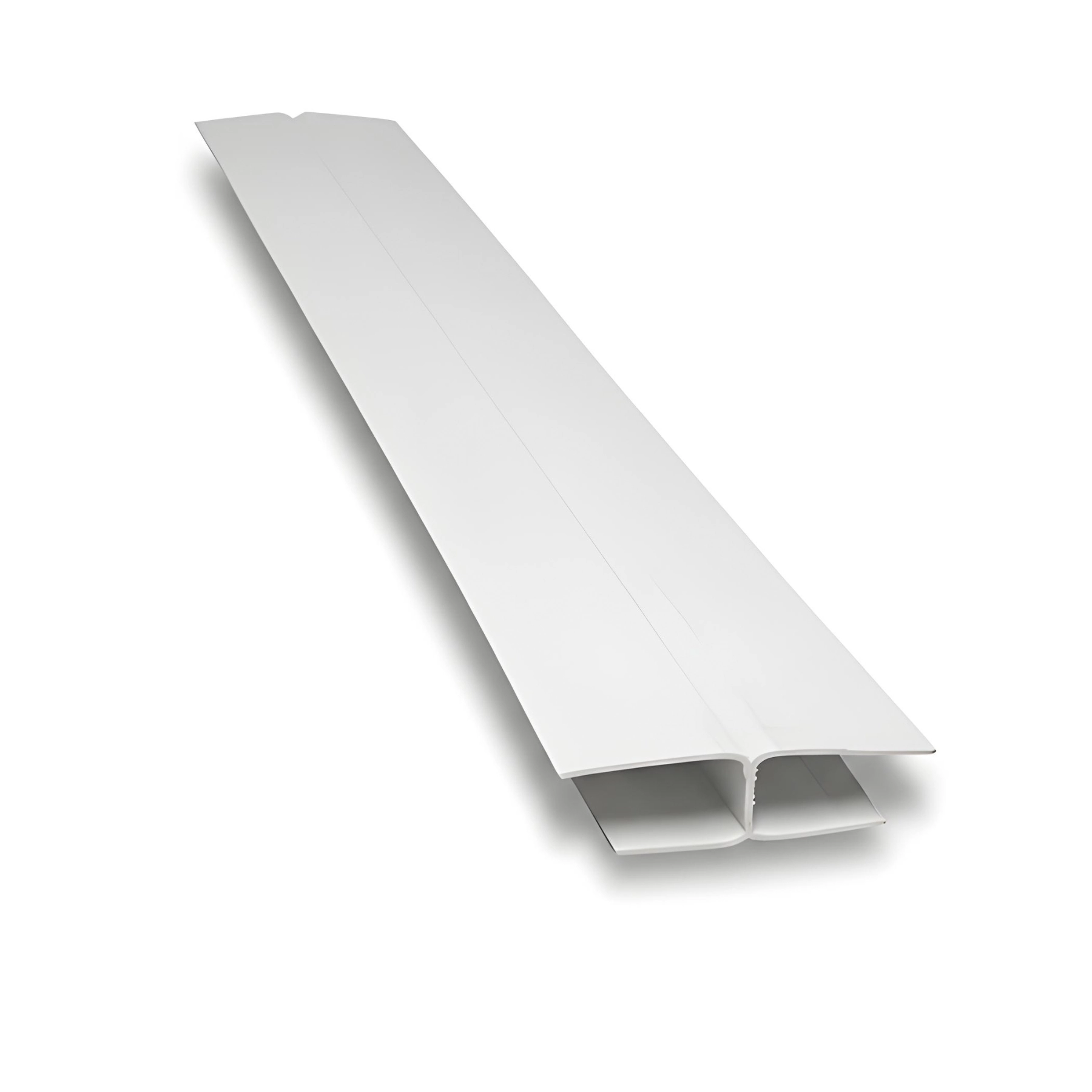 Emenda H de PVC 5x12cm Branco New Plast