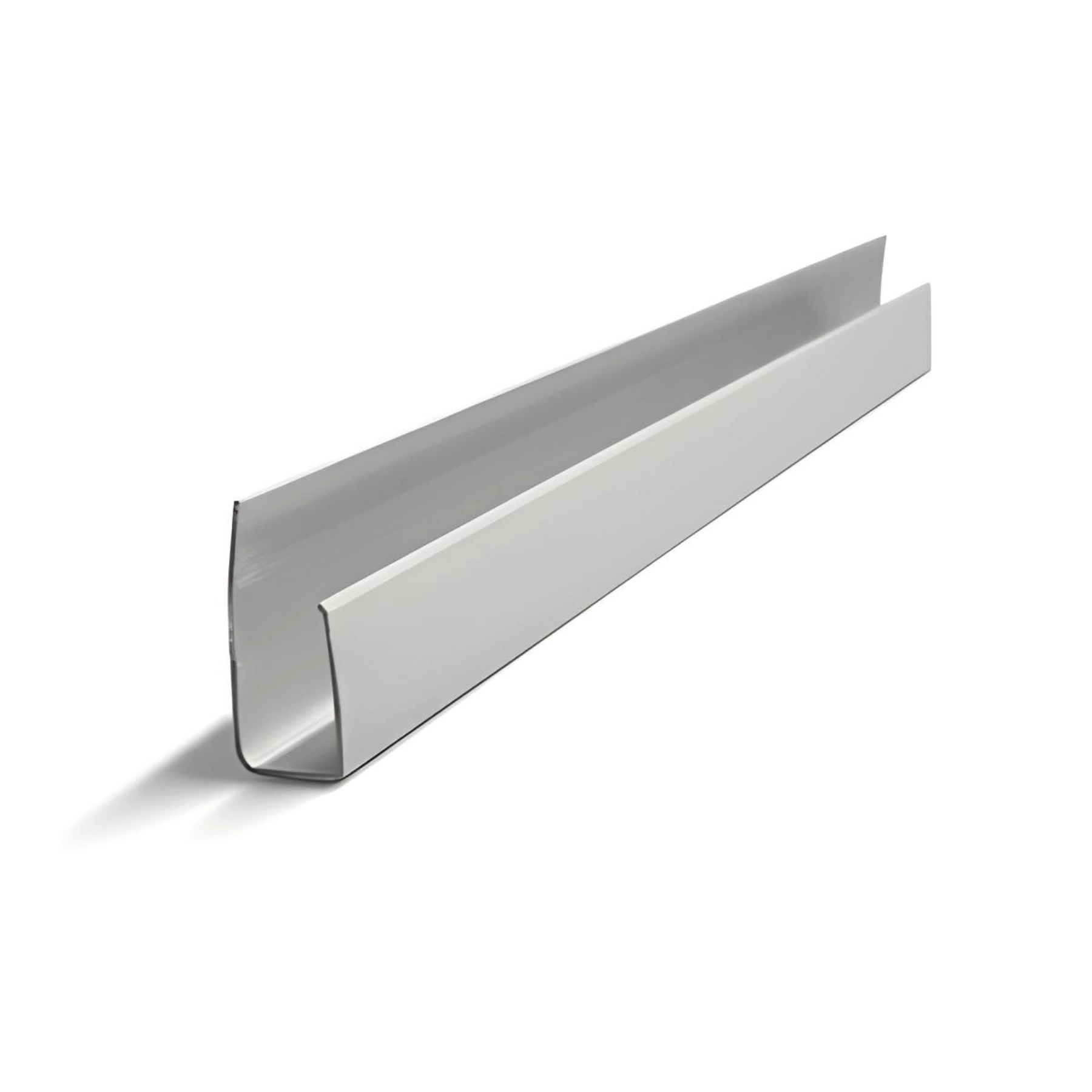 Roda Forro U de PVC 7x11cm Branco New Plast