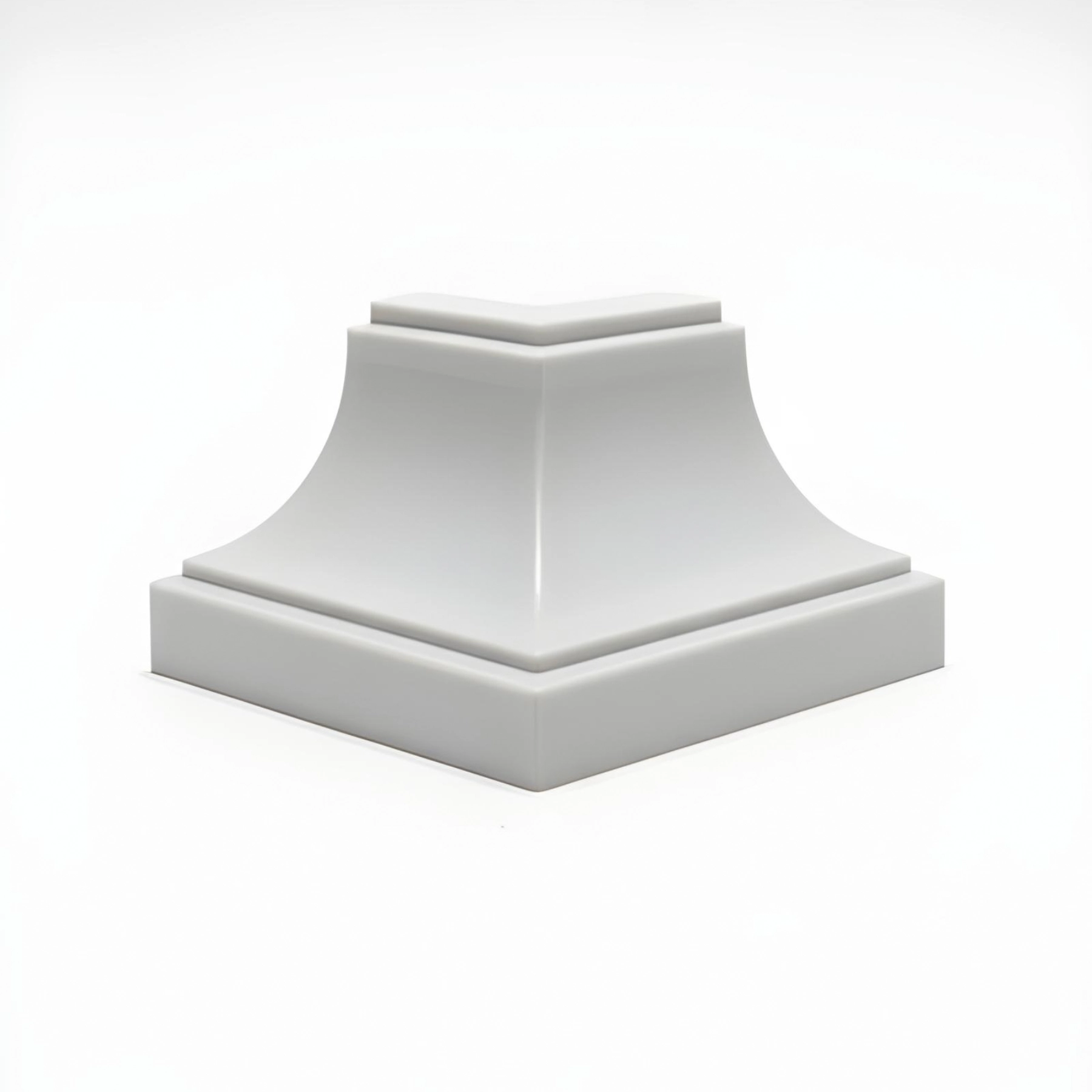 Ace Simples de PVC 30x19cm Branco 4 Unidades New Plast