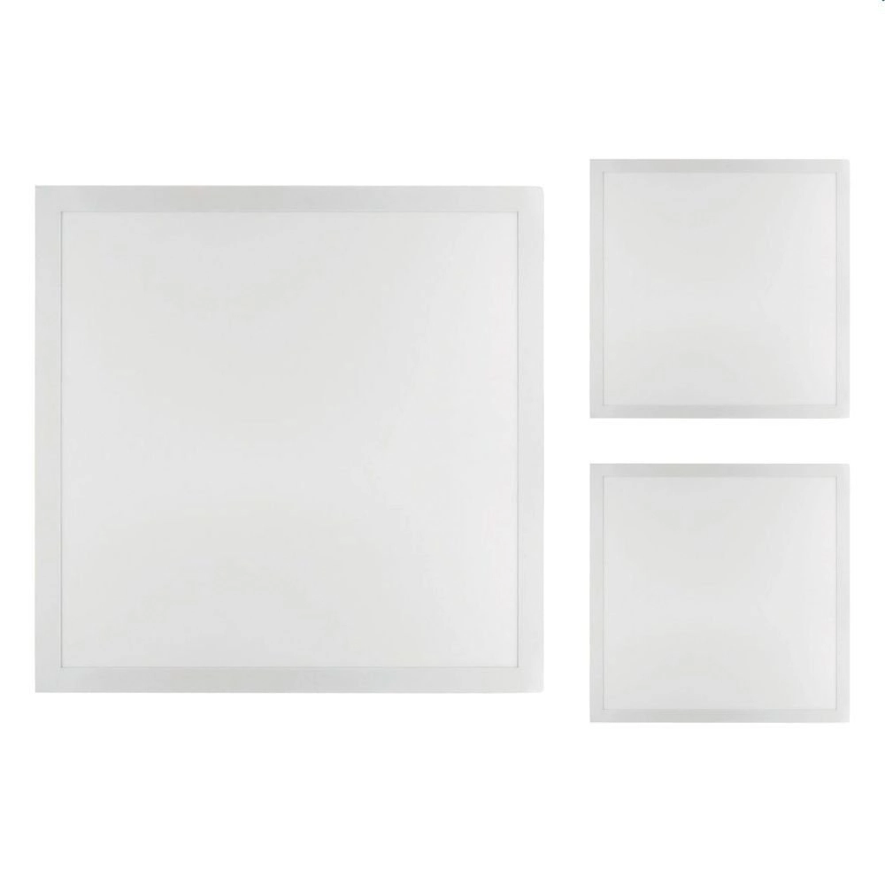 3 Painel De Led Save Energy Quadrado De Embutir Sii 36w Bivolt Branco 6500k Luz Branca
