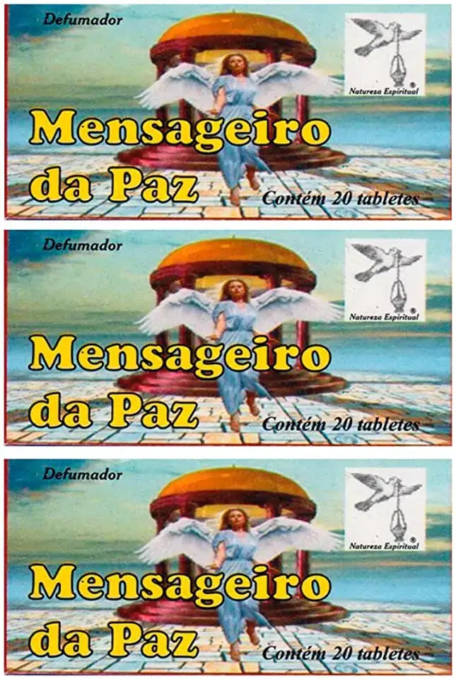Defumador Mensageiro Da Paz 20tablete Mae Divina