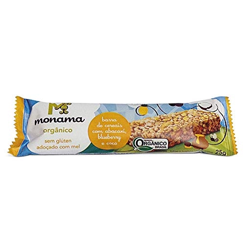 Barra Cerais S/gluten Abacaxi/blueberry/coco 25g Monama