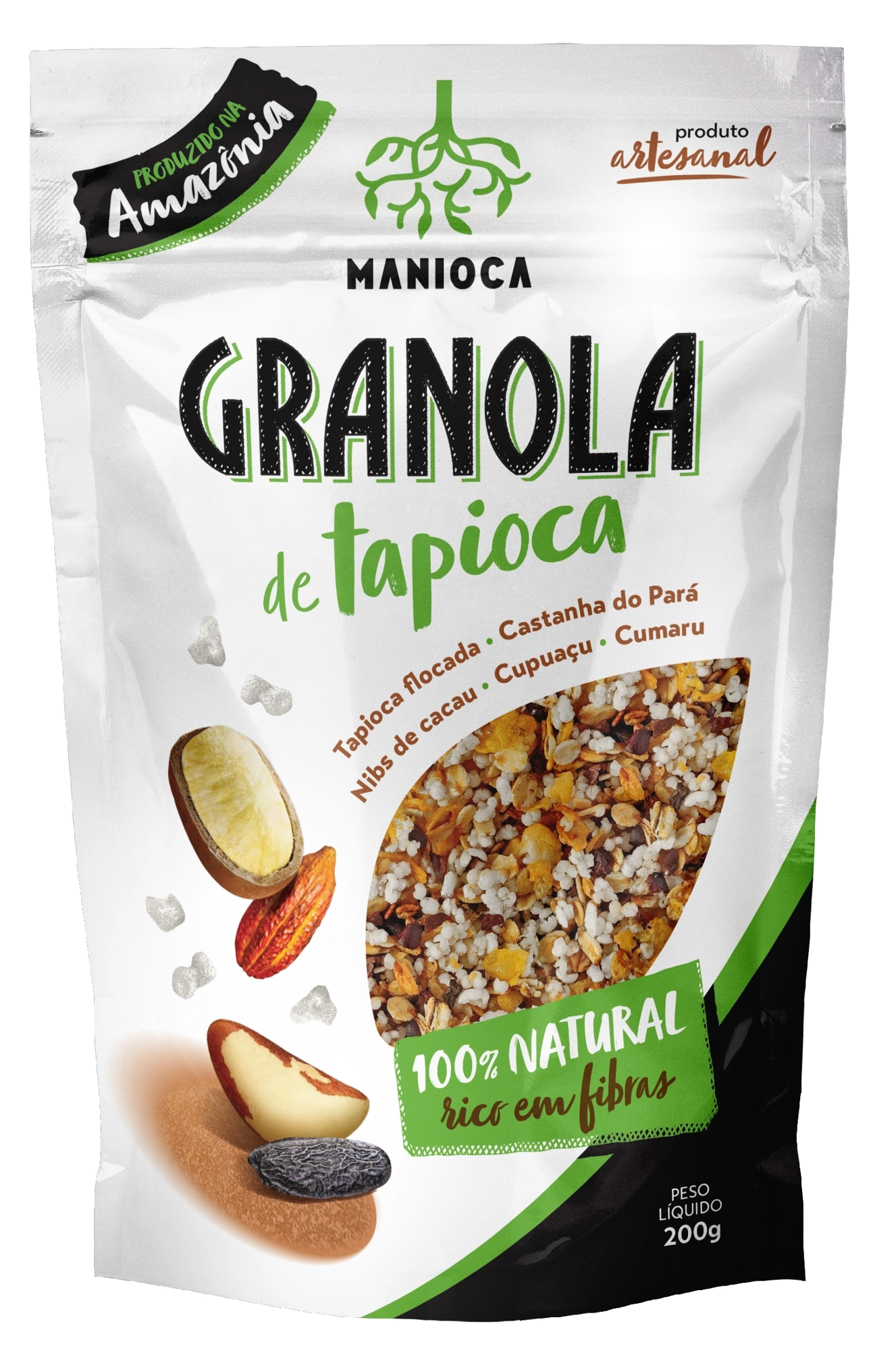 Granola de Tapioca Manioca - Caras do Brasil 200g