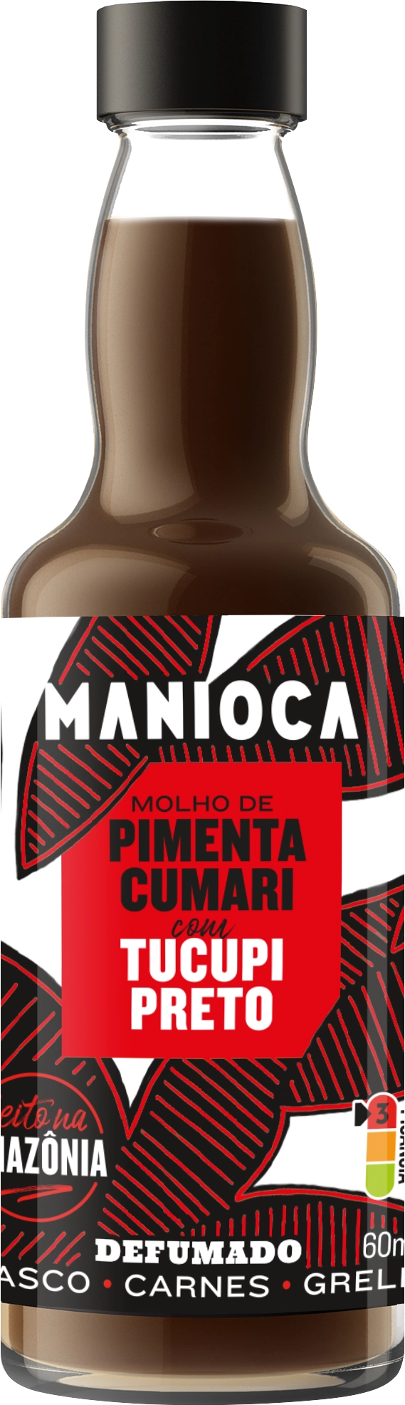Molho De Pimenta Cumari Com Tucupi Preto Manioca 60ml