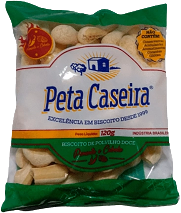 Bisc.polvilho Peta Caseira Pim.cebl 120g