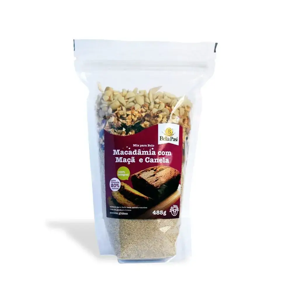 Massa Bolo Castanha Para Coco 485g Bella Pasi