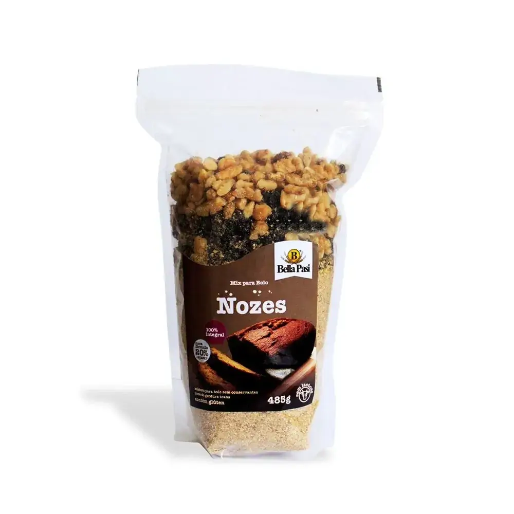 Mistura Bolo Nozes 485g Bella Pasi