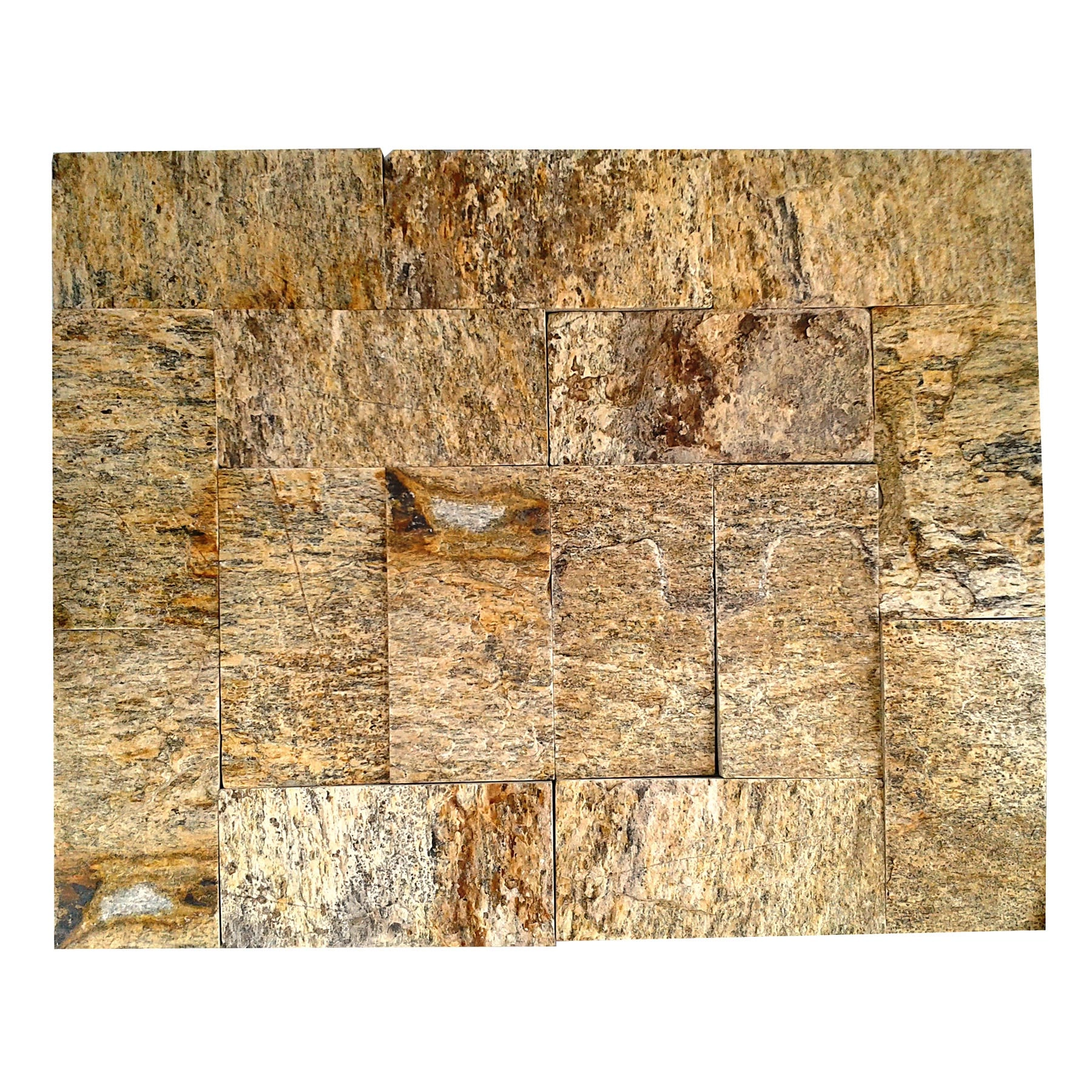 Pedra Madeira Amarela 11,5x23cm Pedras Fama